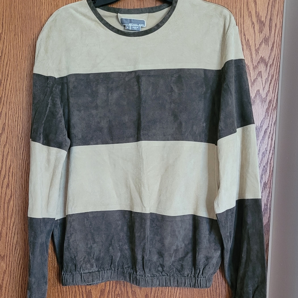 NWOT/ Michael Kors Suede Pullover